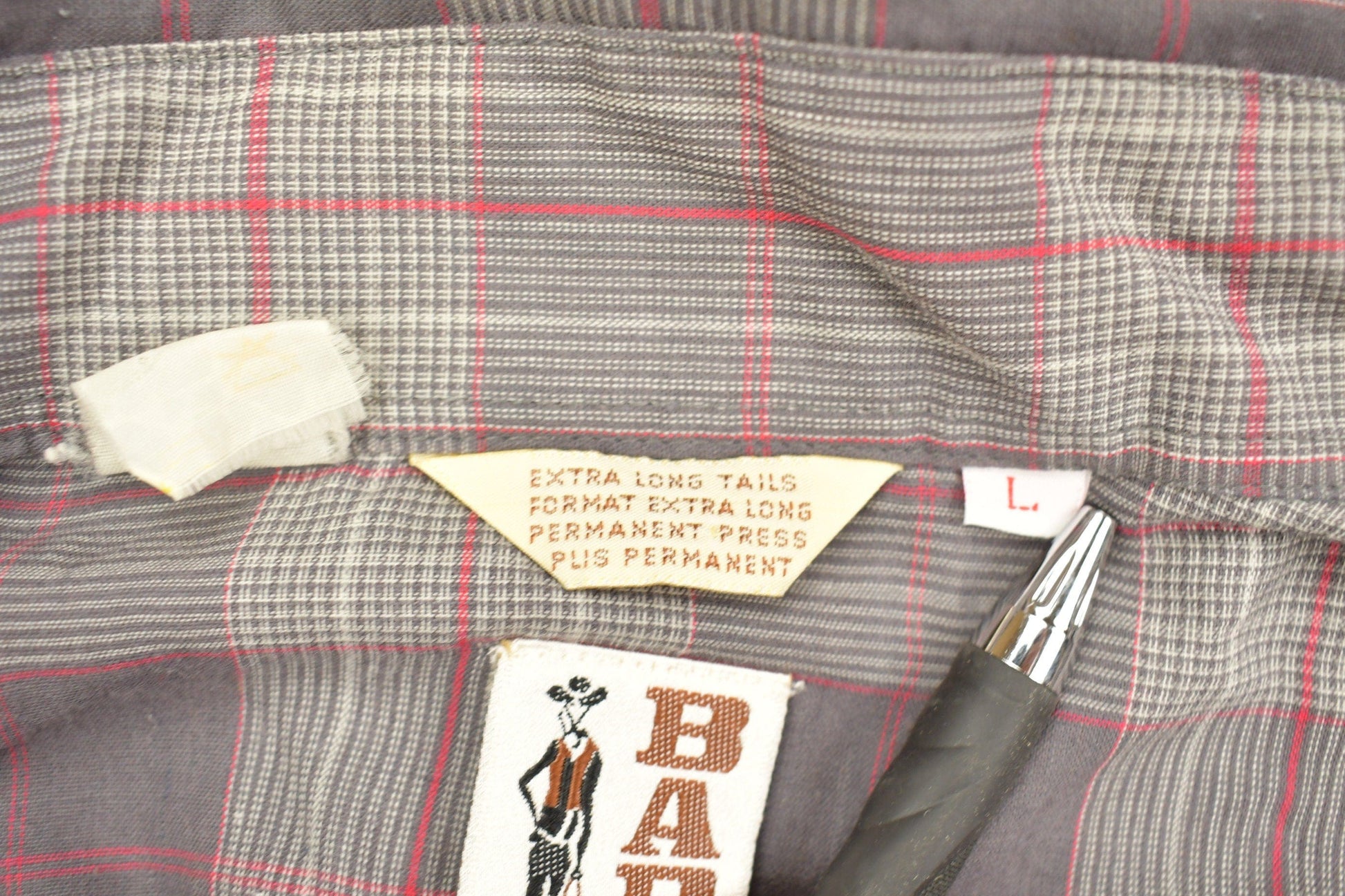 Vintage 1990s Bar B Western Wear Plaid Flannel Button Up Shirt Men's Large from propervintagecanada
