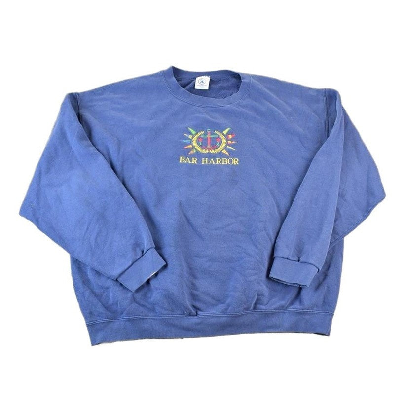 Vintage 1990s Bar Harbor Crewneck Sweatshirt Made In USA Men's XL from propervintagecanada