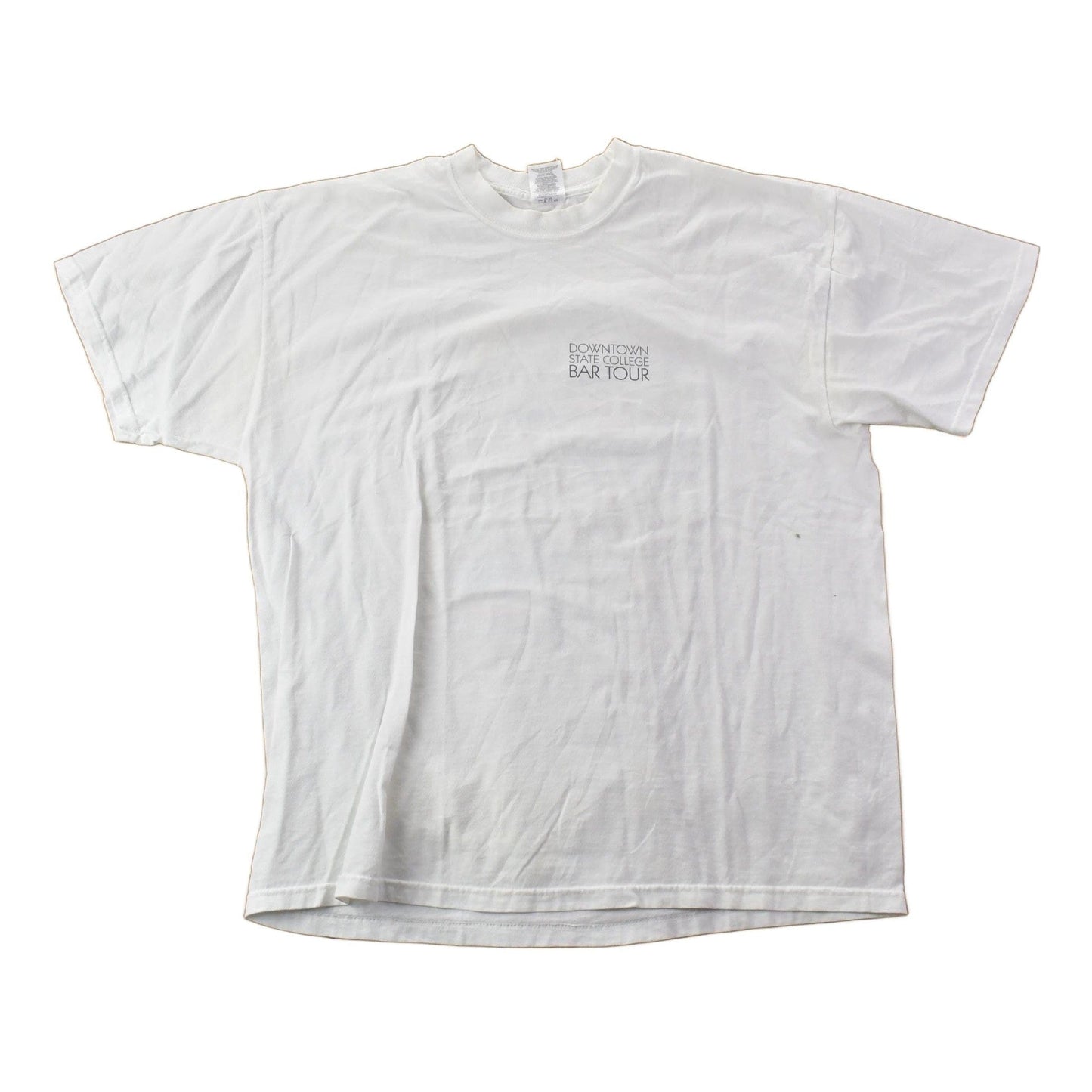 Vintage 1990s Bar Tour Downtown State University Collegiate College Bar Tour T-Shirt Men's XL from propervintagecanada