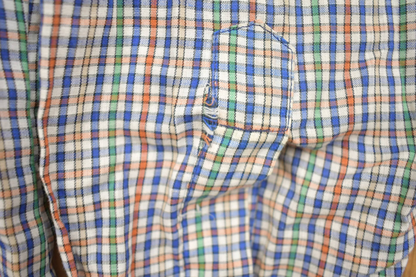 Vintage 1990s Barb B Check Pattern Western Button Up Shirt Men's Medium from propervintagecanada