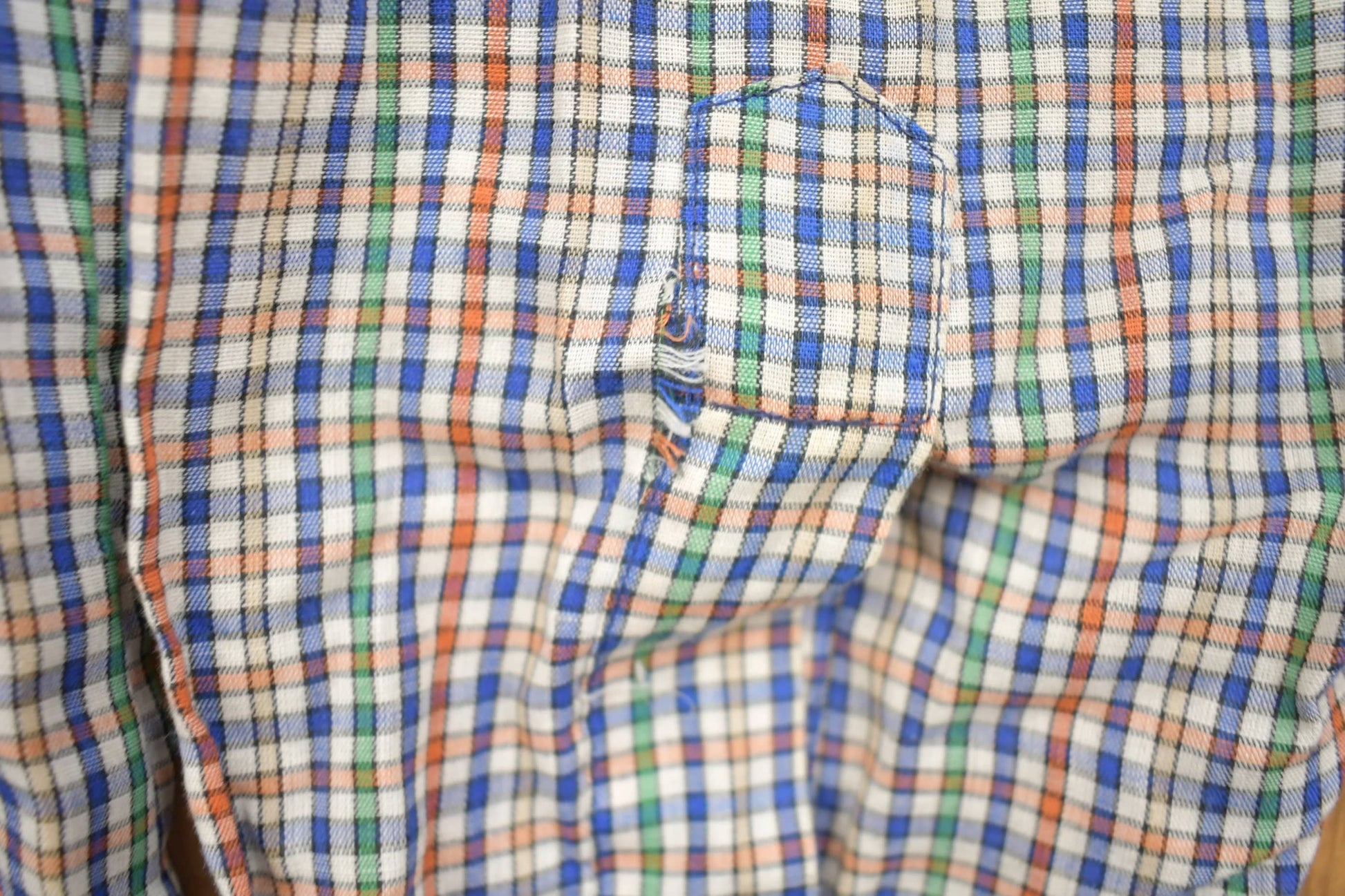 Vintage 1990s Barb B Check Pattern Western Button Up Shirt Men's Medium from propervintagecanada