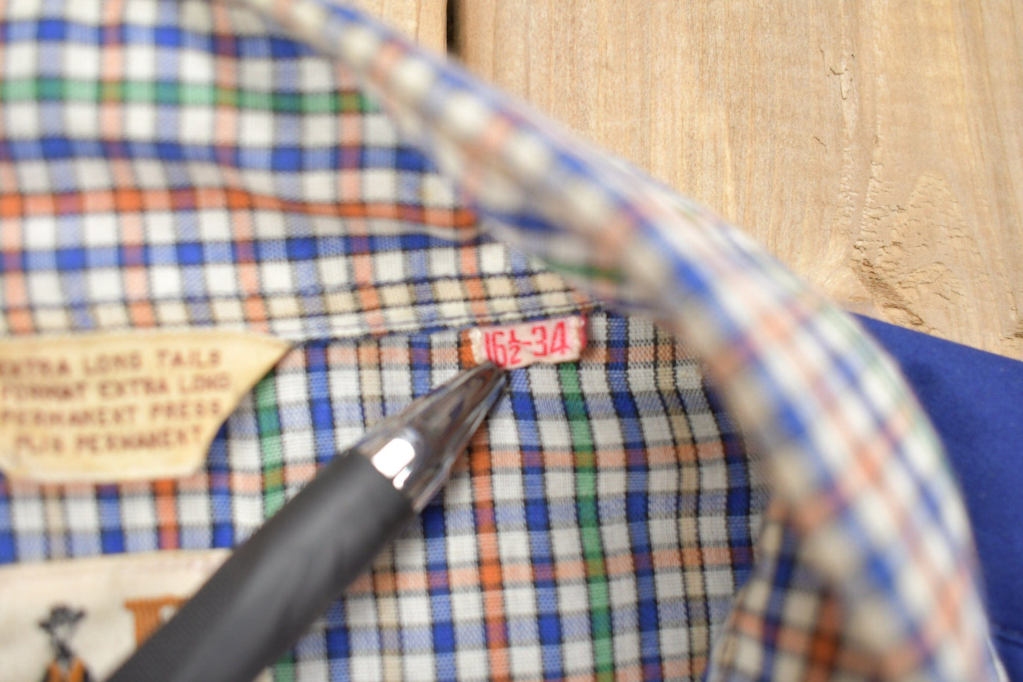 Vintage 1990s Barb B Check Pattern Western Button Up Shirt Men's Medium from propervintagecanada