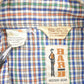 Vintage 1990s Barb B Check Pattern Western Button Up Shirt Men's Medium from propervintagecanada