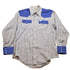 Vintage 1990s Barb B Check Pattern Western Button Up Shirt Men&