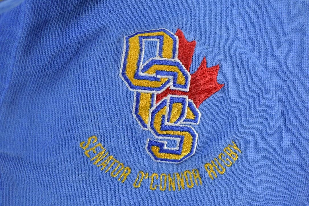 Vintage 1990s Barbarian Senator O'Connor Rugby University Crewneck from propervintagecanada