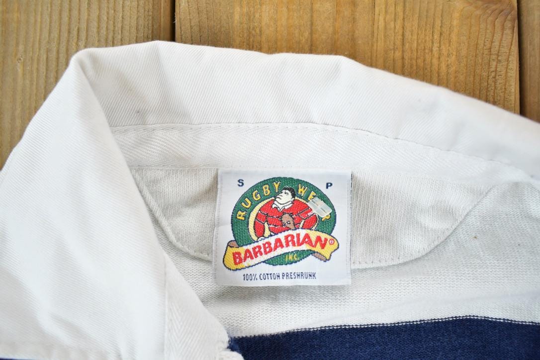 Vintage 1990s Barbarian UA Rugby Button Up Shirt from propervintagecanada