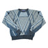 Vintage 1990s Barnaby Knit Abstract Pattern Crewneck Sweater Men&