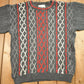Vintage 1990s Barrel Made In USA Knitted Cable Knit SweaterMen's Medium from propervintagecanada