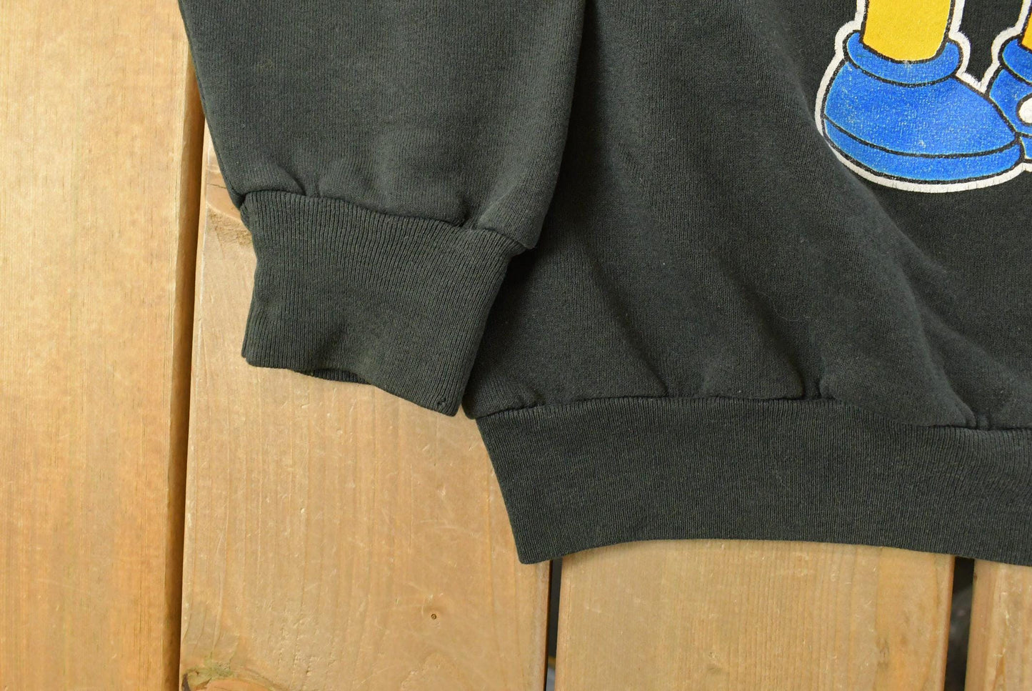 Vintage 1990s Bart Simpson Peace Man Graphic Crewneck Sweatshirt Men's XL from propervintagecanada