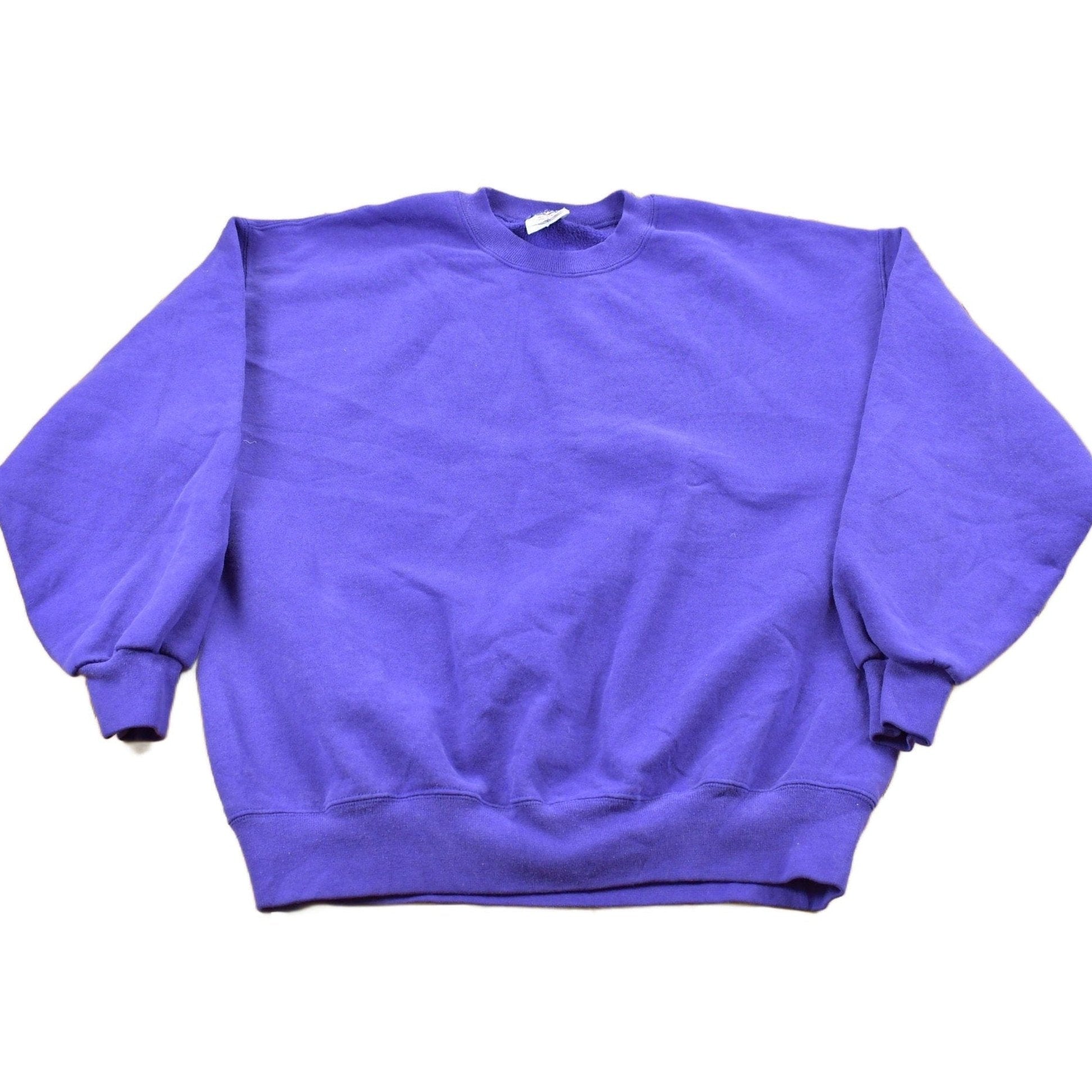 Vintage 1990s Basic Crewneck Sweatshirt Men's XL from propervintagecanada