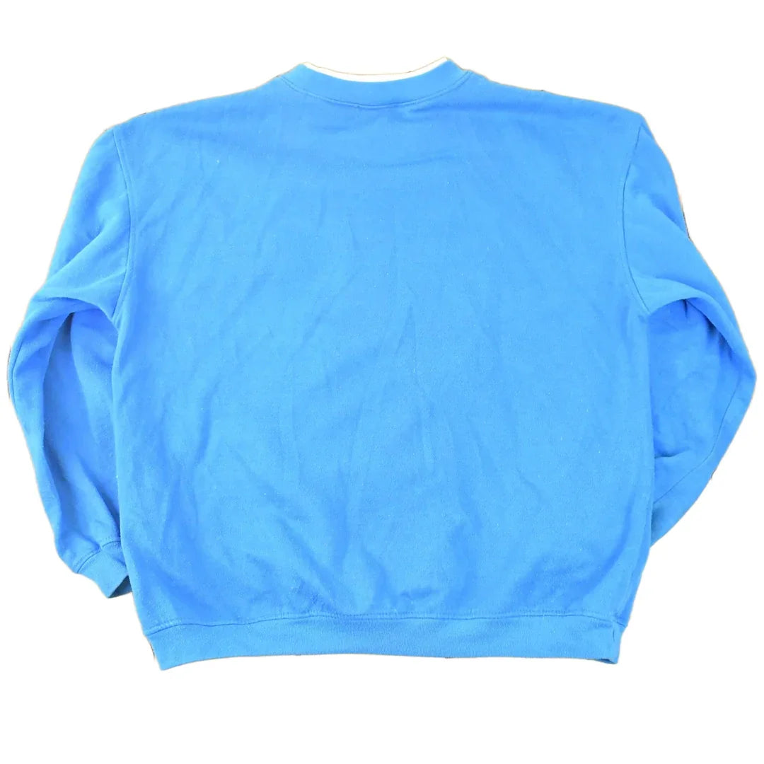 Vintage 1990s Basic Editions Cute Puppy Double Collar Graphic Print Crewneck Sweatshirt Women's L from propervintagecanada