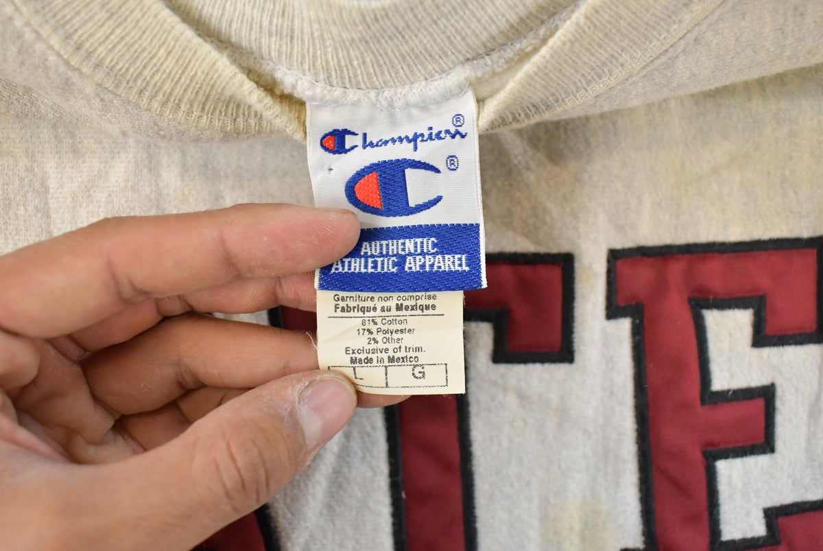 Vintage 1990s Bates College Collegiate Crewneck Sweatshirt Men's Large from propervintagecanada