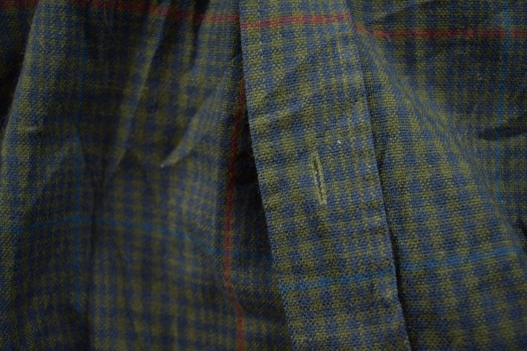 Vintage 1990s Bay Area Traders Plaid Flannel Button Up Shirt Men's XL from propervintagecanada