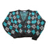 Vintage 1990s Bay Waters Knitted Cardigan Sweater Men&