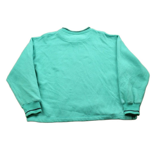 Vintage 1990s Bay Waters Turquoise Crewneck Sweatshirt Women's L from propervintagecanada