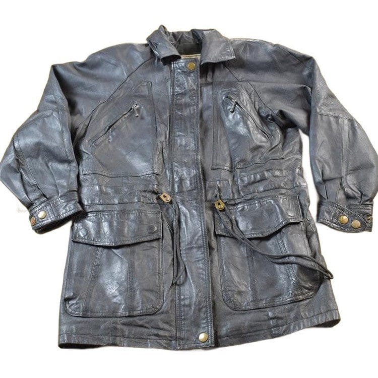 Vintage 1990s BB Dakota Genuine Leather Western Jacket Men's Medium from propervintagecanada