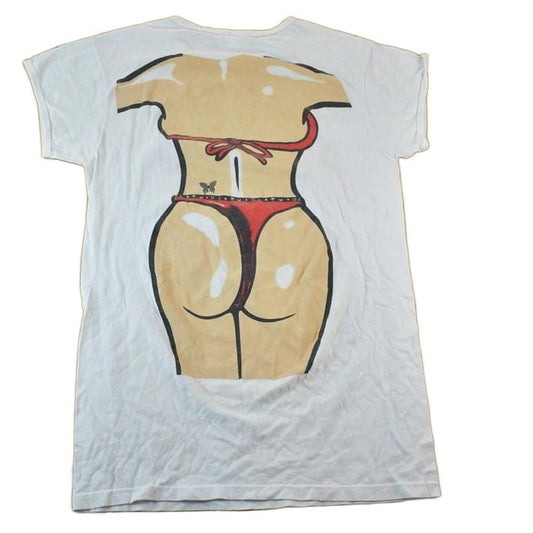 Vintage 1990s Beach Babe Souvenir Single Stitch Graphic Print T-Shirt Men's XL from propervintagecanada