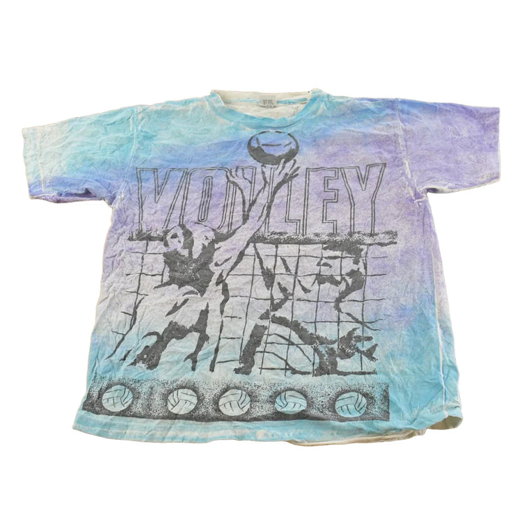 Vintage 1990s Beach Volleyball All Over Print Graphic T-Shirt Men's M from propervintagecanada