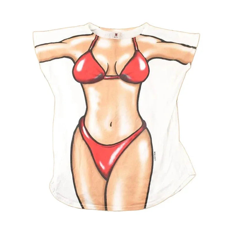 Vintage 1990s Beachbody Souvenir Beach Vacation T-Shirt Women's L from propervintagecanada