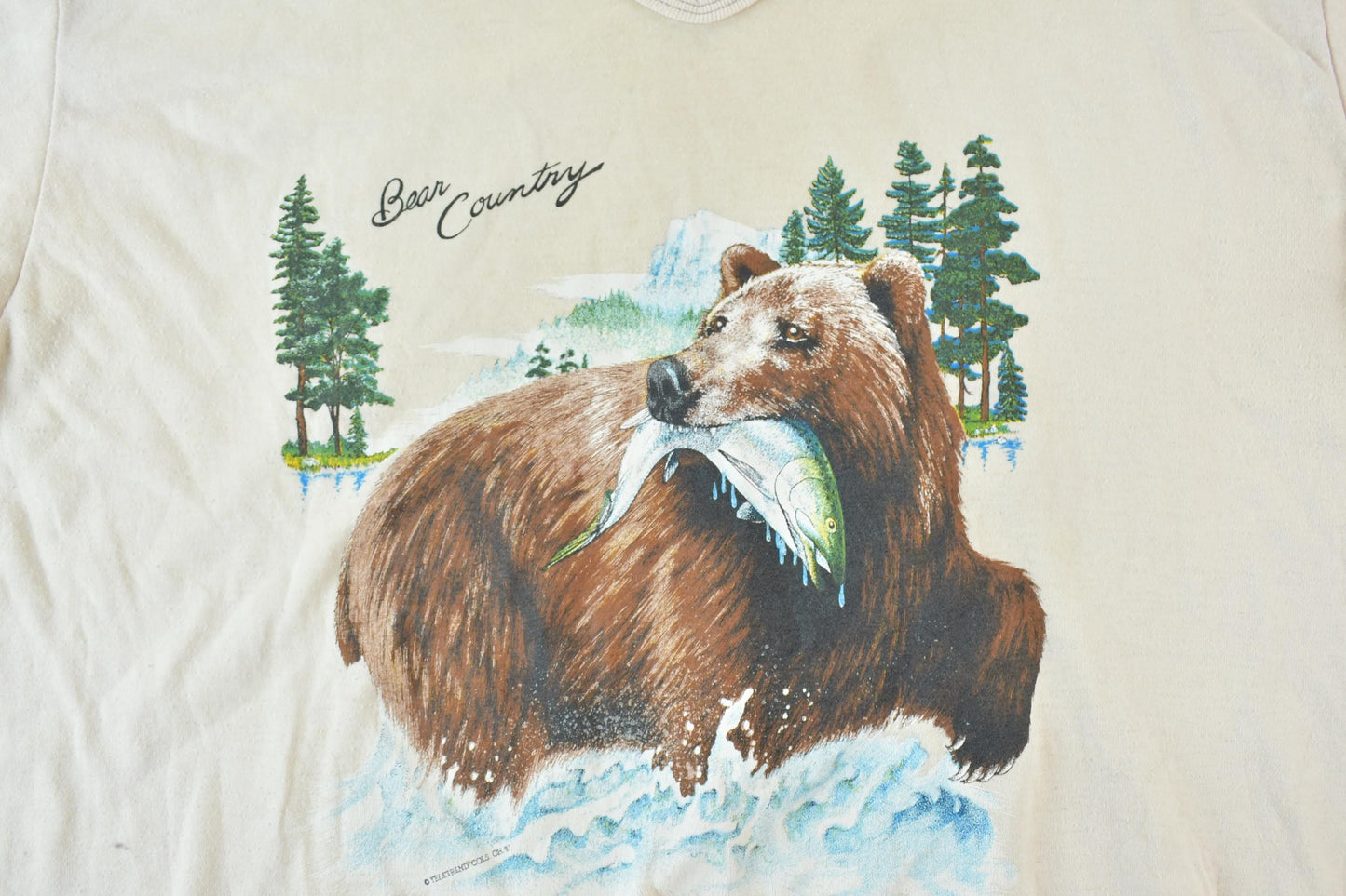 Vintage 1990s Bear Country Graphic T-Shirt Men's Large from propervintagecanada