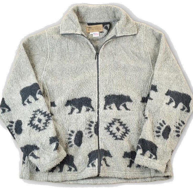 Vintage 1990s Bear Ridge Outfitters Fleece Outdoorsman Sweater Mens L from propervintagecanada