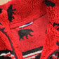 Vintage 1990s Bear & Wilderness Theme All Over Print Fleece Sweater Men's M from propervintagecanada