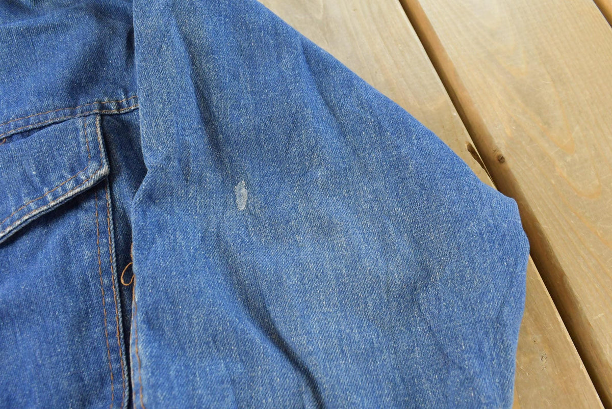 Vintage 1990s Bebe Furrrina Denim Jean Jacket Men's M from propervintagecanada