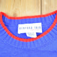 Vintage 1990s Bedford Fair Blue Knit Crewneck Sweater Women's L from propervintagecanada