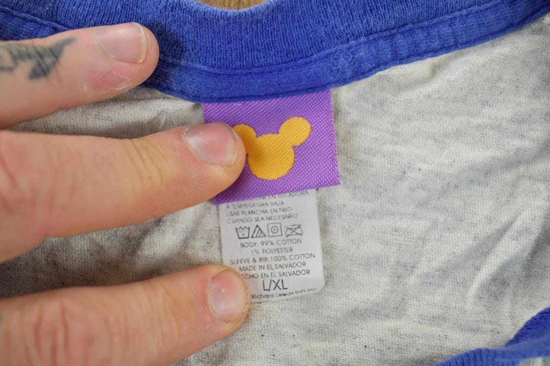 Vintage 1990s Bedtime Blues Eeyore Disney Cartoon Promo T-Shirt Men's XL from propervintagecanada