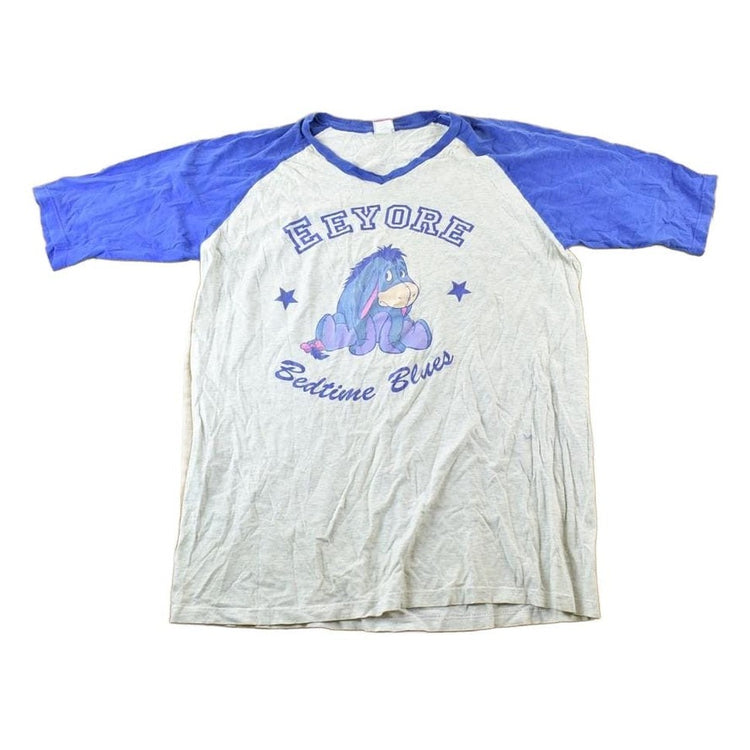 Vintage 1990s Bedtime Blues Eeyore Disney Cartoon Promo T-Shirt Men's XL from propervintagecanada