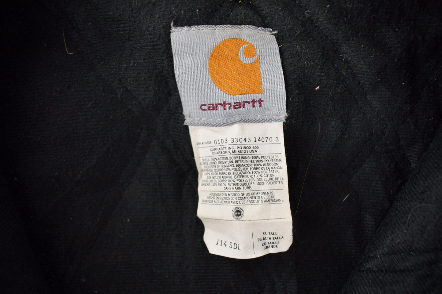 Vintage 1990s Beige Carhartt Santa Fe Jacket Men's XL from propervintagecanada