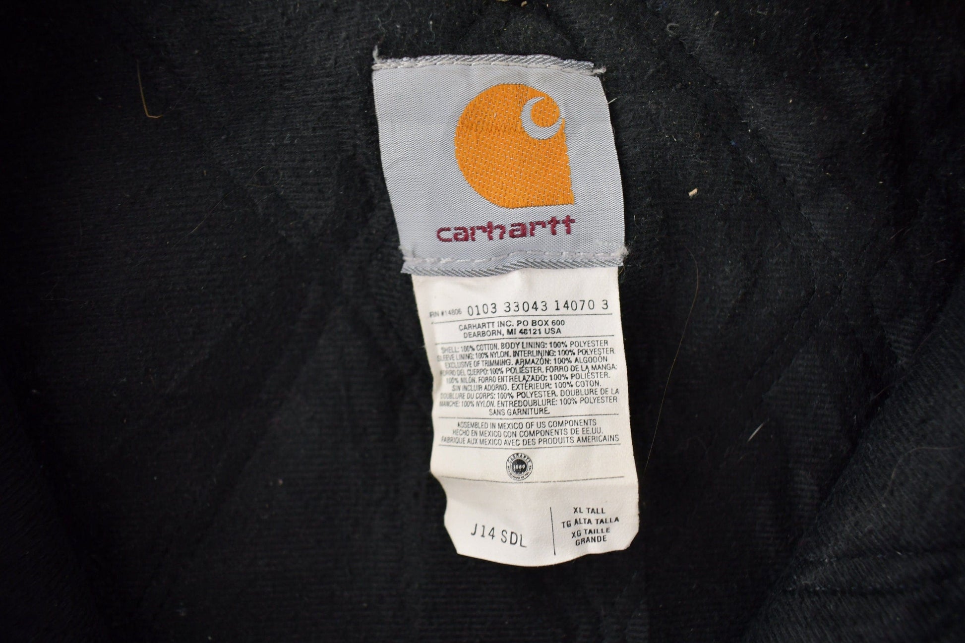 Vintage 1990s Beige Carhartt Santa Fe Jacket Men's XL from propervintagecanada