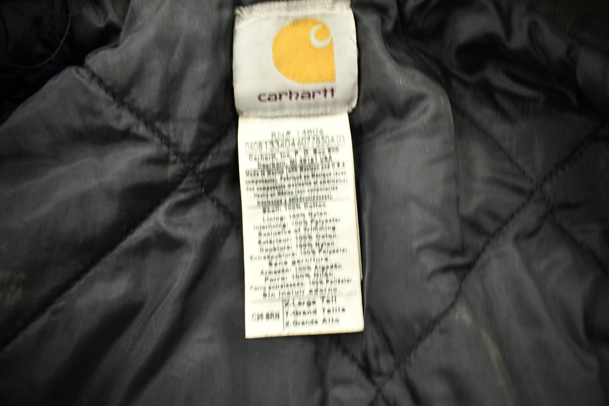 Vintage 1990s Beige Carhartt Work Jacket Men's 2XL from propervintagecanada