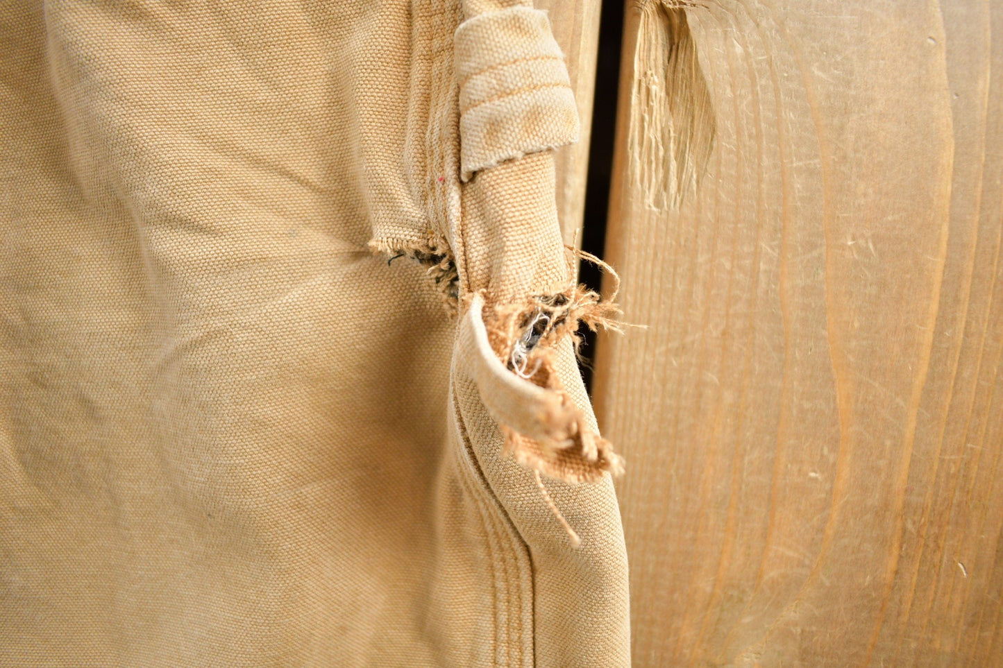 Vintage 1990s Beige Carhartt Work Pants Men's 32 x 30 from propervintagecanada