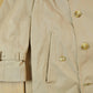 Vintage 1990s Beige Trench Coat Men's Medium from propervintagecanada