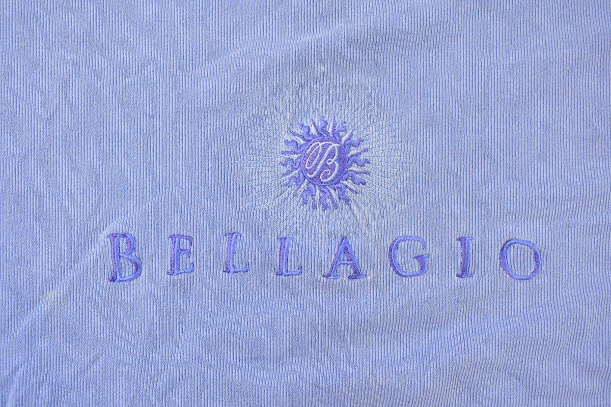 Vintage 1990s Bellagio Hotel Embroidered Crewneck Sweatshirt Men's M from propervintagecanada