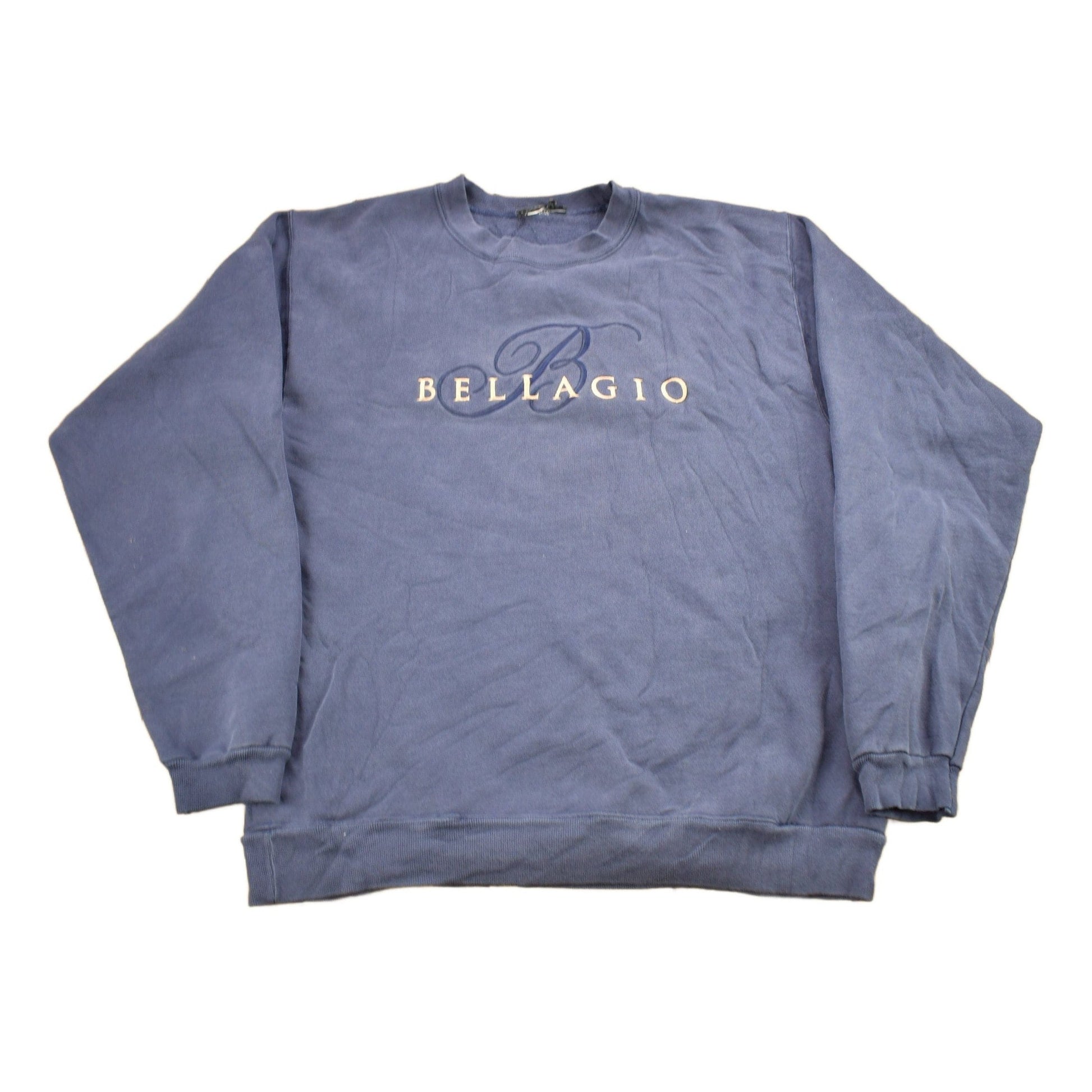 Vintage 1990s Bellagio Hotel Embroidered Crewneck Sweatshirt Men's Medium from propervintagecanada