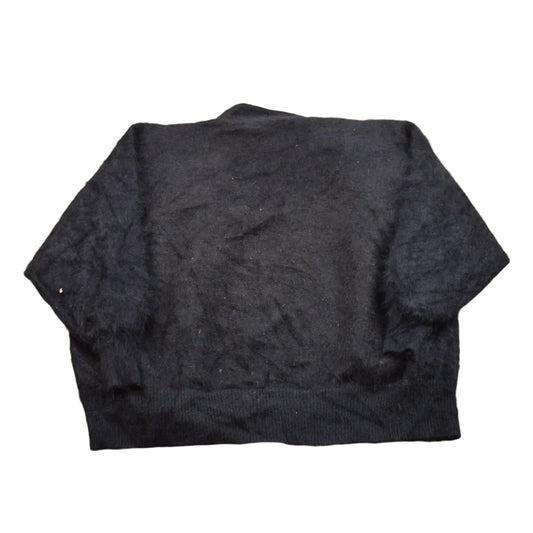 Vintage 1990s Belldini Women's Angora Fur Button Up Top from propervintagecanada