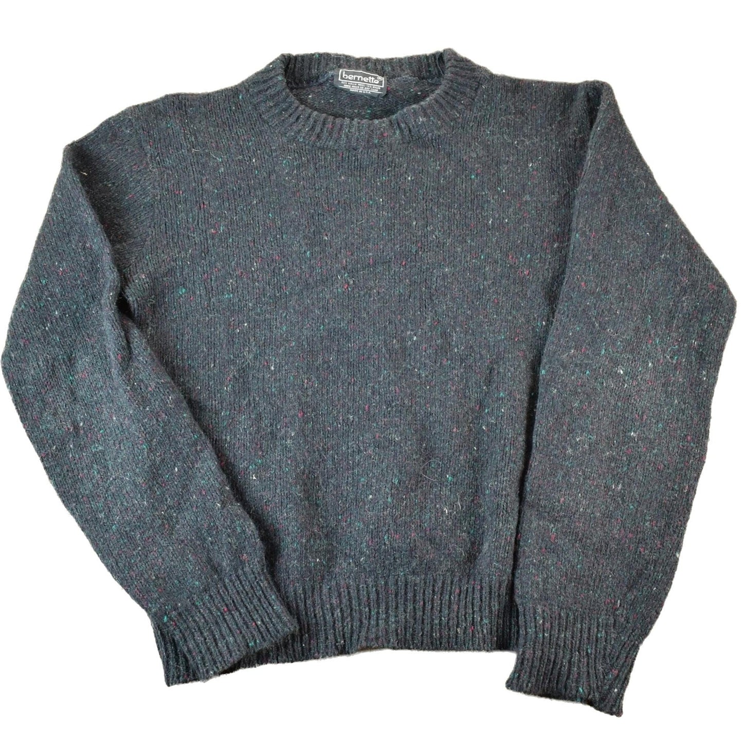 Vintage 1990s Bernette Wool Blend Knit Sweater Men's Small from propervintagecanada