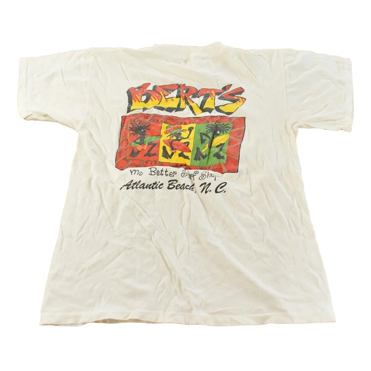 Vintage 1990s Bert's Surf Shop Graphic T-Shirt Men's M from propervintagecanada