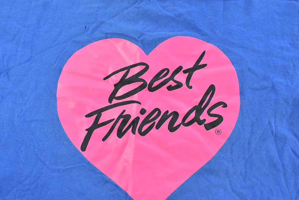 Vintage 1990s Best Friends Heart Graphic T-Shirt Men's XL from propervintagecanada
