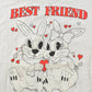 Vintage 1990s Best Friends Rabbits Bunny Graphic T-Shirt Men's L from propervintagecanada