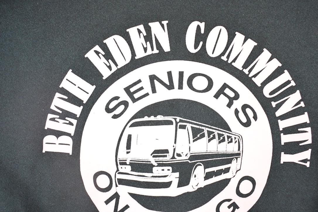 Vintage 1990s Beth Eden Seniors Souvenir Crewneck Sweatshirt Men's L / 90's Tourist Vacation Graphic Sweater from propervintagecanada