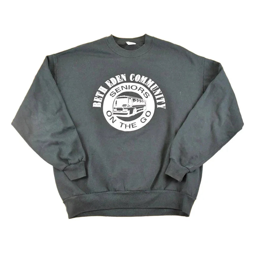 Vintage 1990s Beth Eden Seniors Souvenir Crewneck Sweatshirt Men's L / 90's Tourist Vacation Graphic Sweater from propervintagecanada