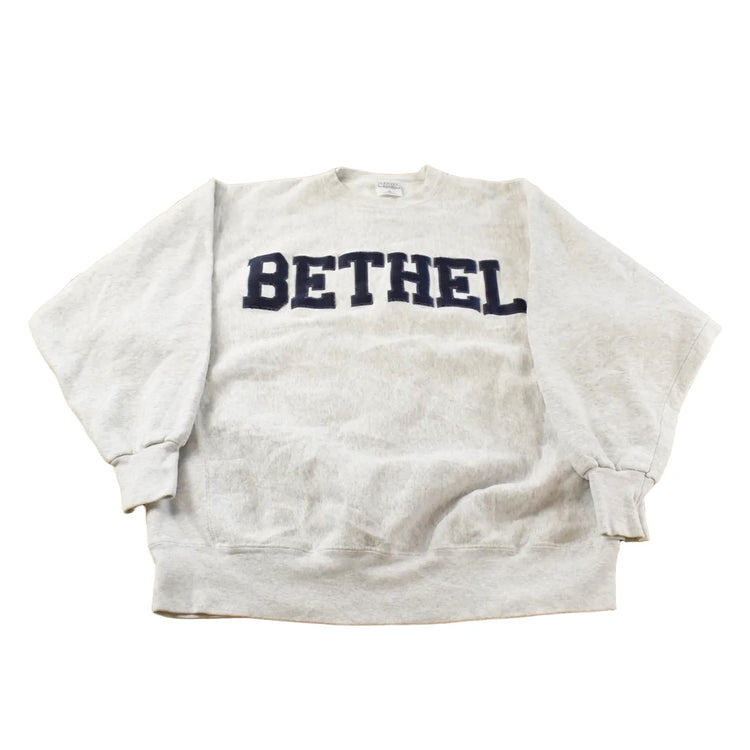 Vintage 1990s Bethel University Collegiate Crewneck Sweatshirt Mens 2XL from propervintagecanada