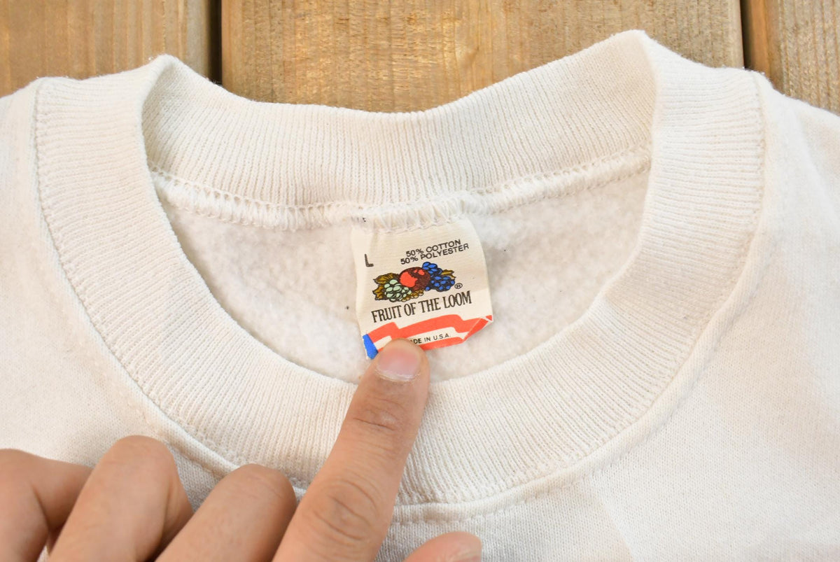 Vintage 1990s Better Not Pout Book Art Mary Engelbreit Crewneck Sweatshirt Men's Large from propervintagecanada