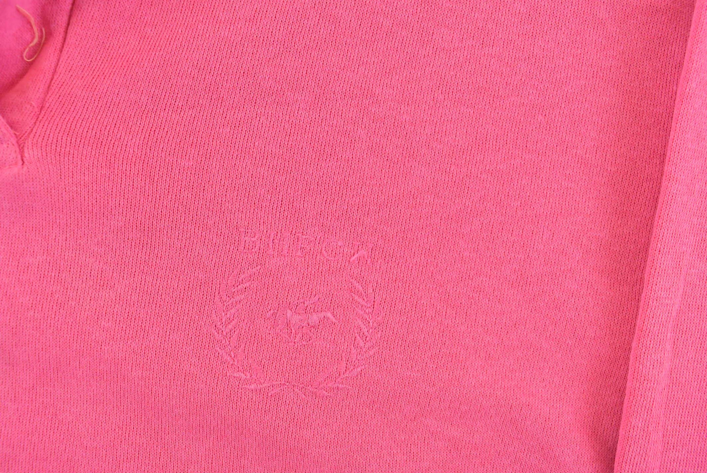 Vintage 1990s BHPC II Blank Collared Sweatshirt Sun Faded Women's 3X from propervintagecanada
