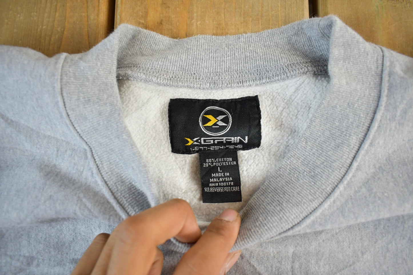 Vintage 1990s BHS Trojans Collegiate Crewneck Sweatshirt Mens Large from propervintagecanada