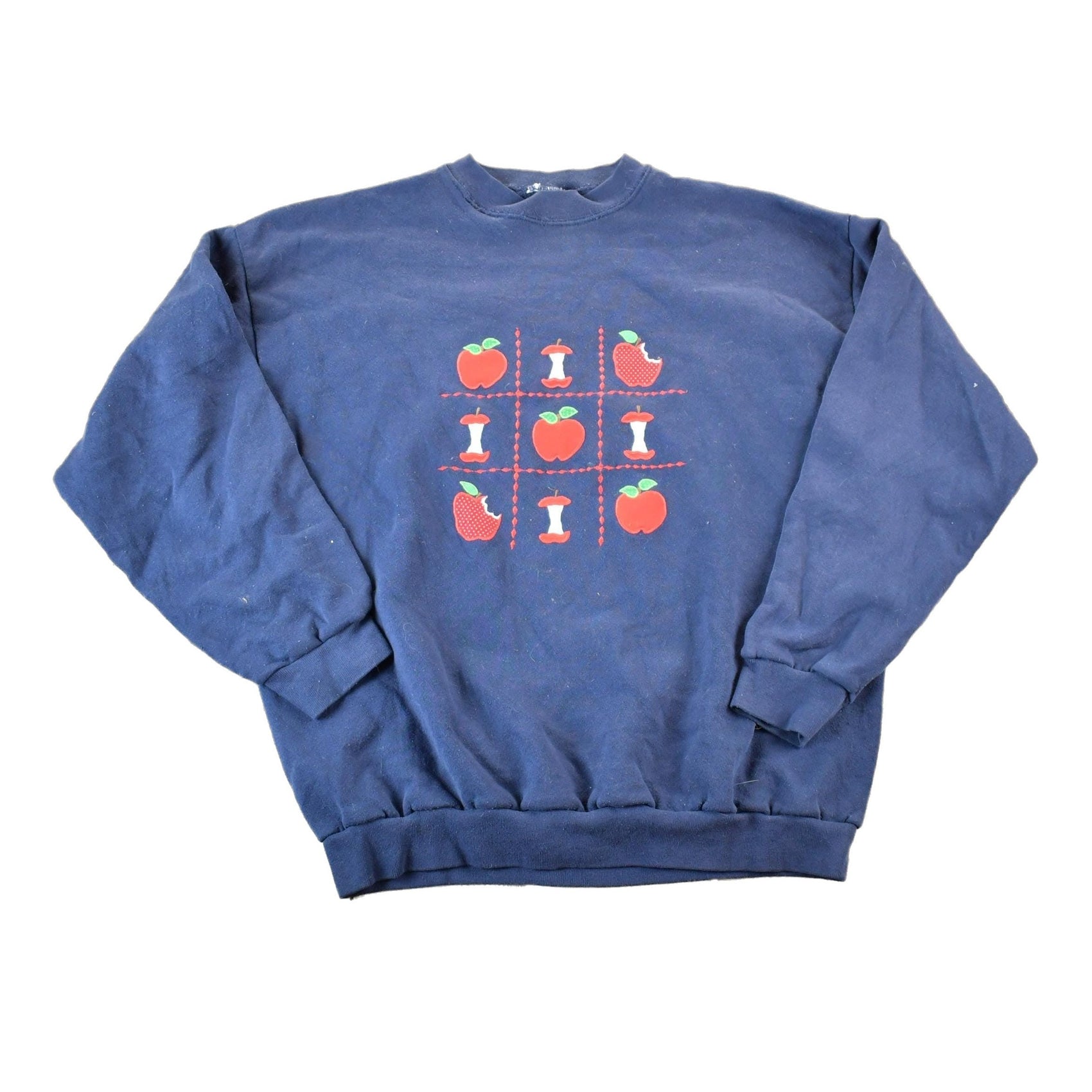 Vintage 1990s Big Apple Energy Souvenir Crewneck Sweatshirt Men's Large from propervintagecanada