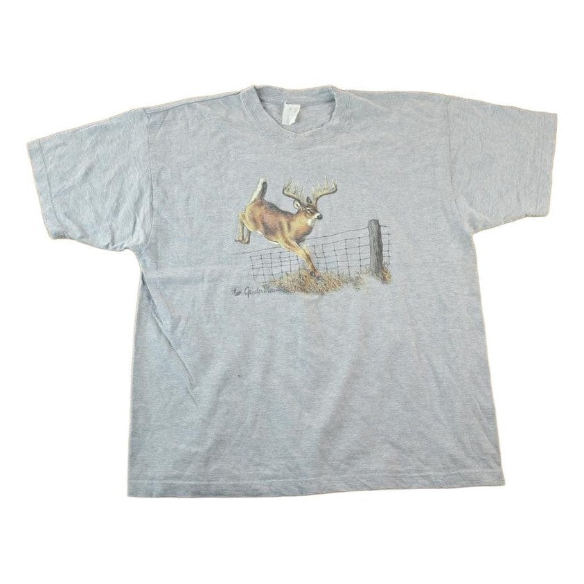 Vintage 1990s Big Buck Deer Graphic T-Shirt Men's XL from propervintagecanada